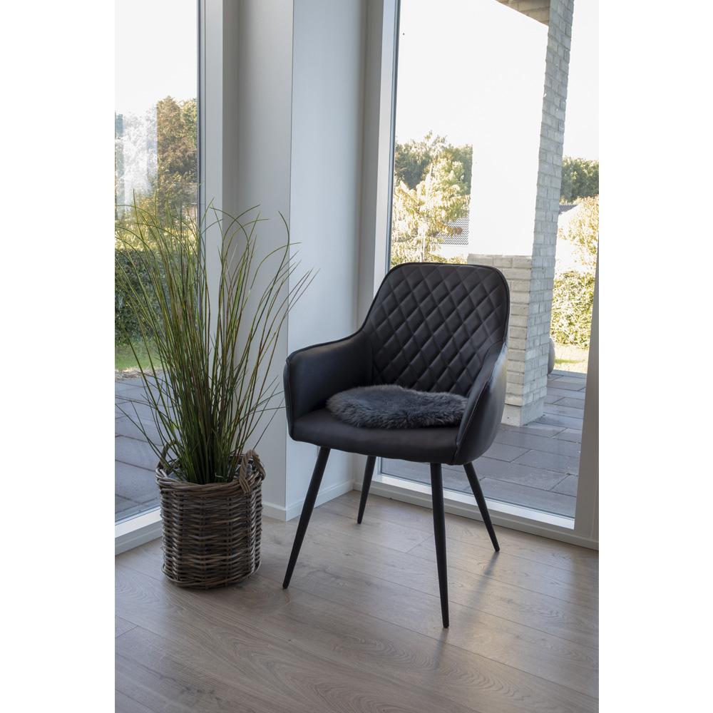 House Nordic - Lambskin Műszőrme , Szürke, Ø35