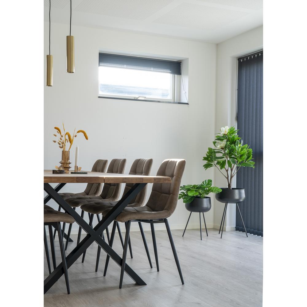 House Nordic - Ardola Virágcserép Szett, Fekete, 2 db