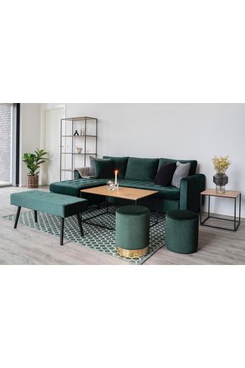 House Nordic - Vita kisasztal, natúr színben, 2101405