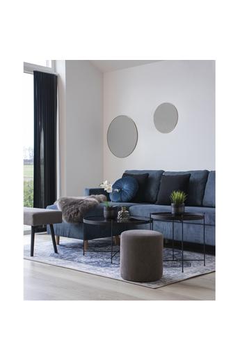 House Nordic - Jersey Tükör, fekete Ø40